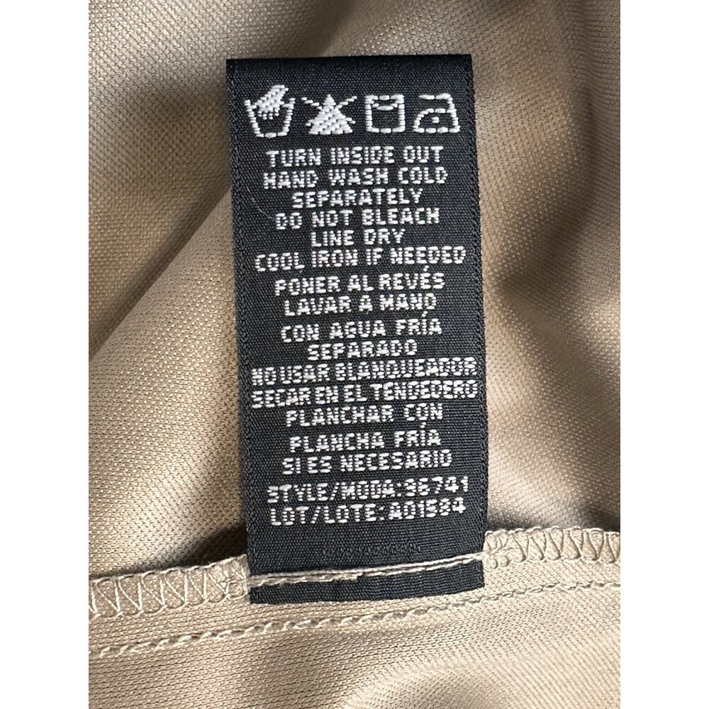 Ronni Nicole Women's Tan Lace Overlay Dress Size 12 Classic Dressy - Picture 11 of 16